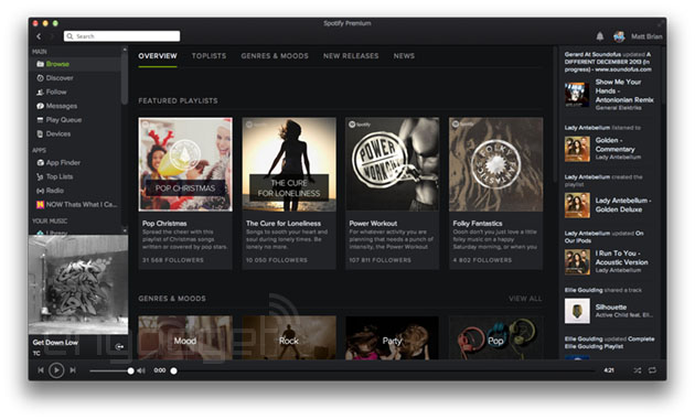 Spotify Desktop App Streamers