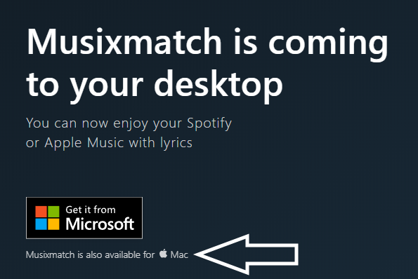 Lyrics on spotify desktop mac computer